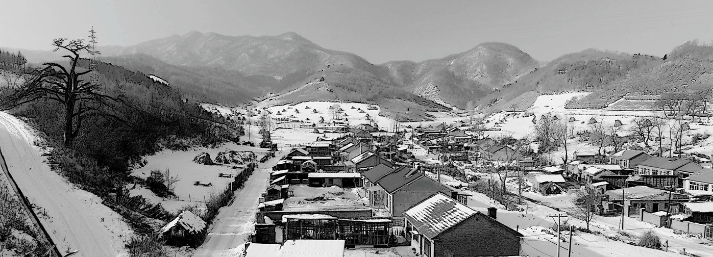 山村雪后