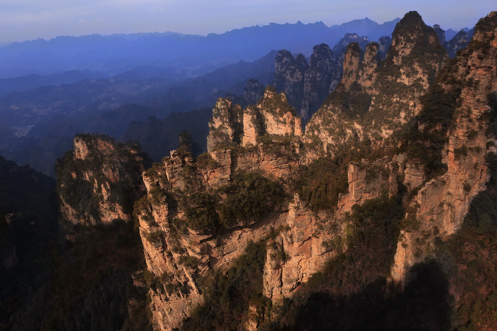 杨家界峰墙地貌