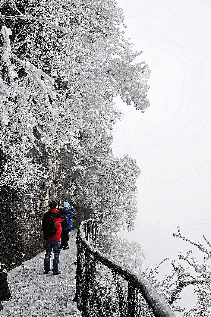 天门山·雪
