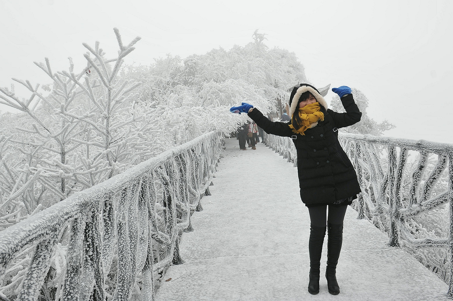 天门山·雪
