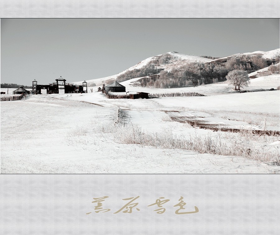 荒原雪色