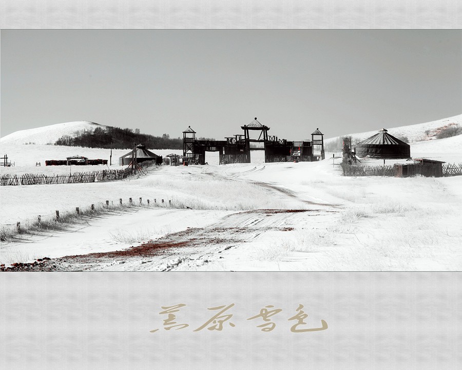 荒原雪色