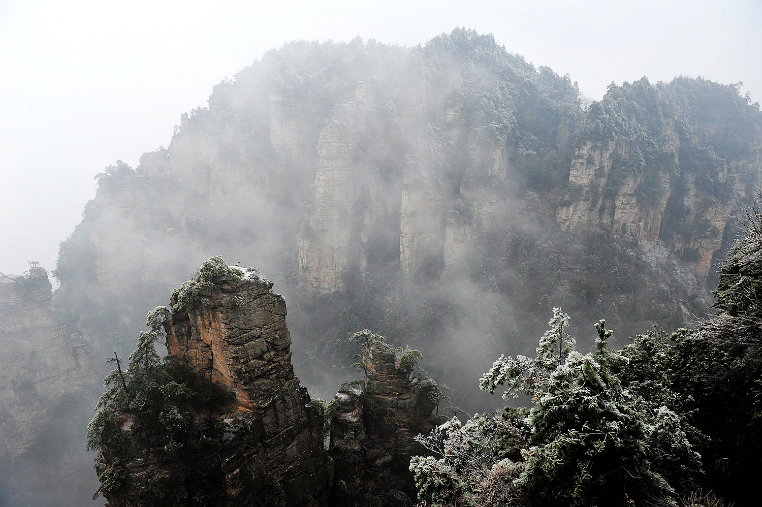 杨家界雪景2