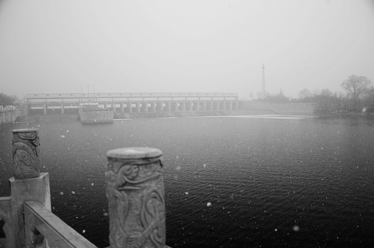 雪落沙河湾