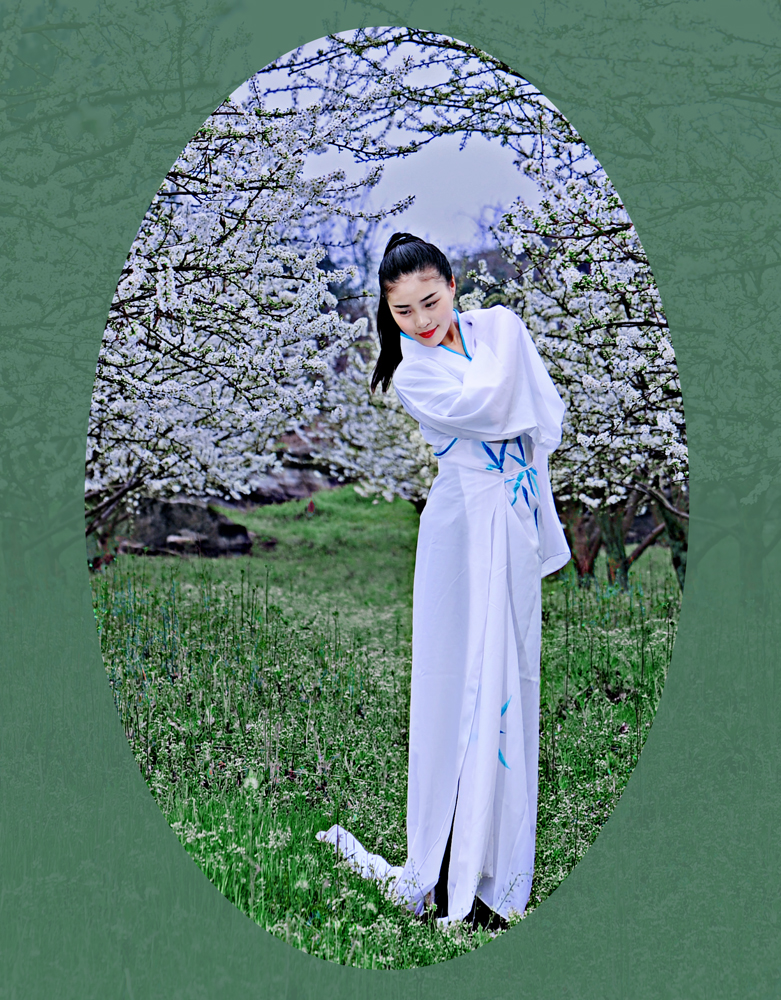 赏花图