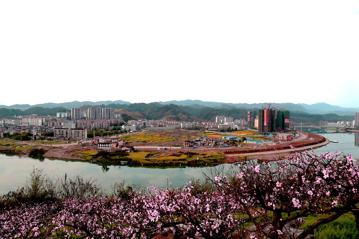 半城桃花半城水