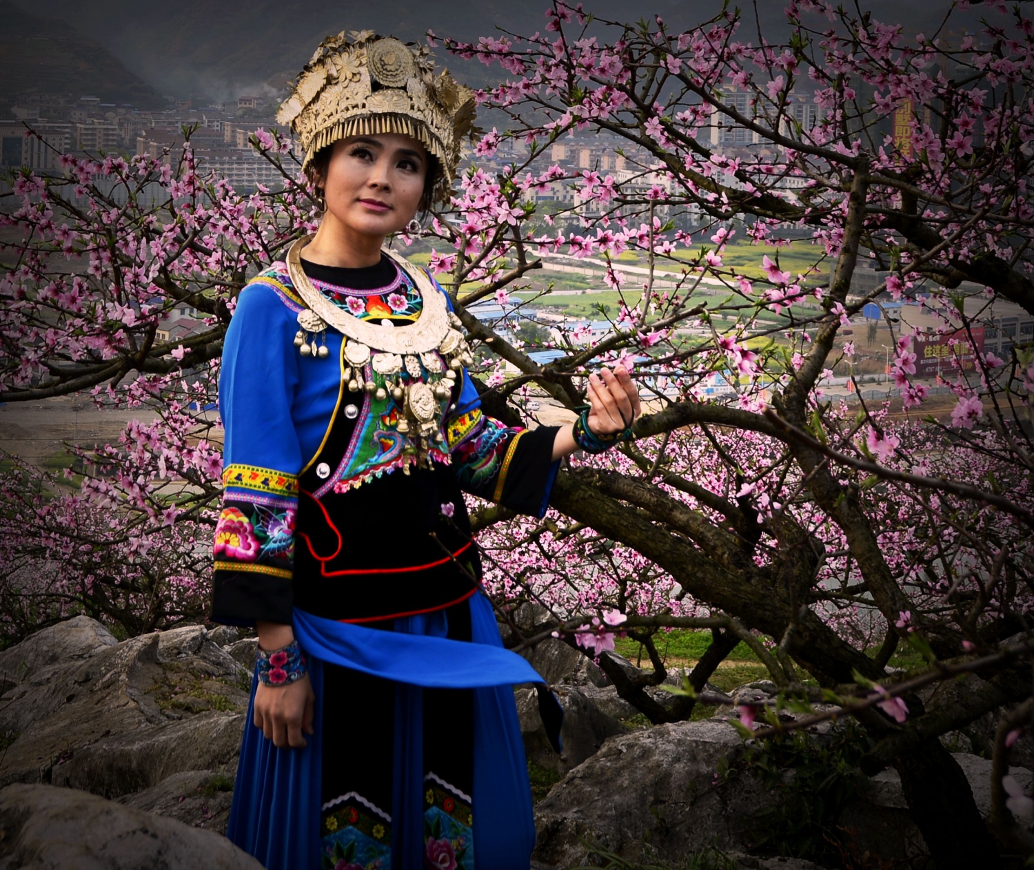 桃花美人