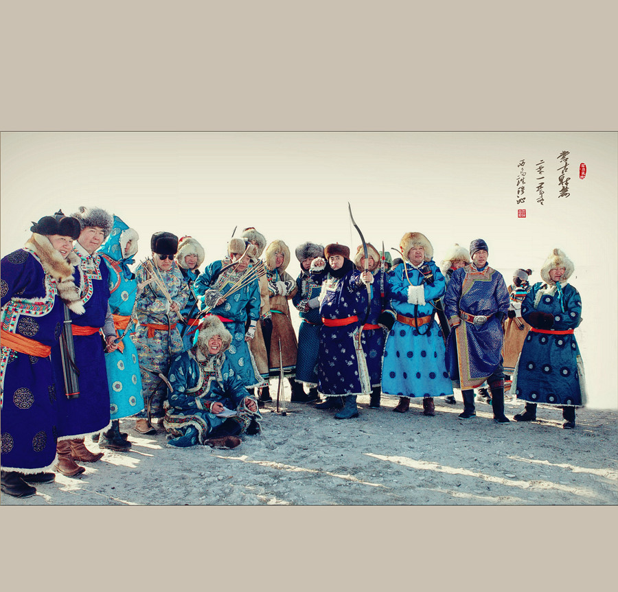 蒙古射箭
