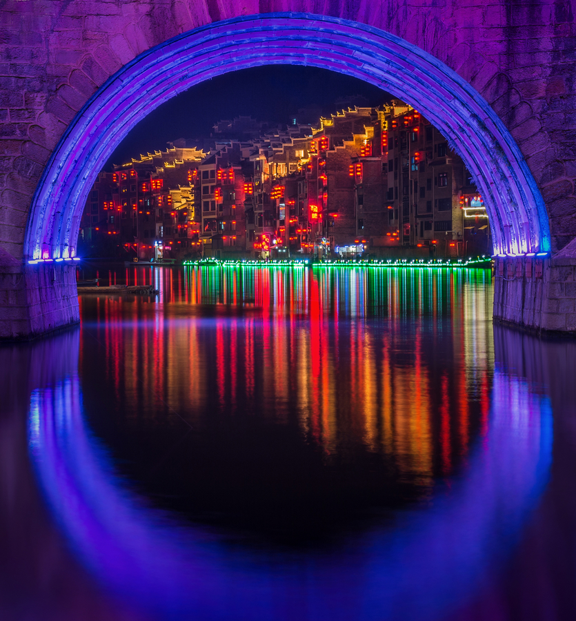 古城夜色