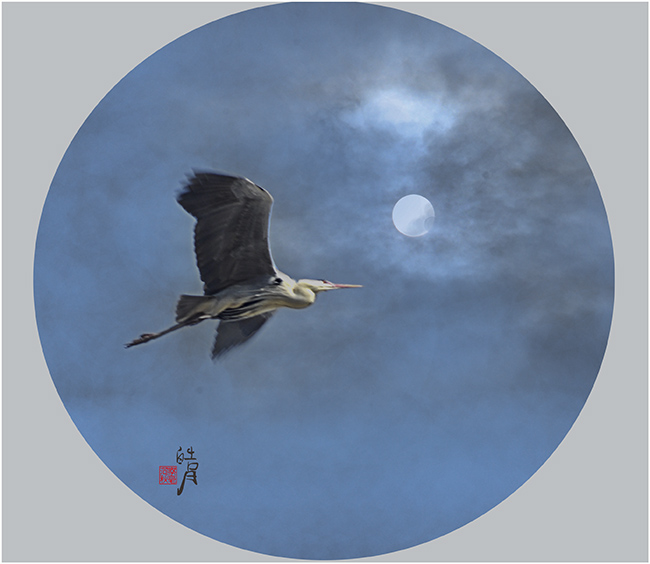 皓月当空