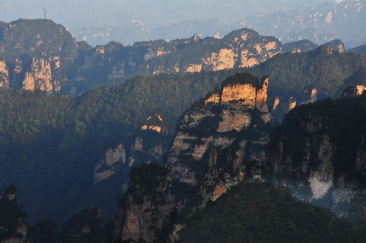 天子山夕照