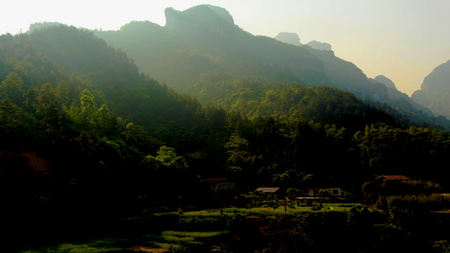 天门山自然景观组照十