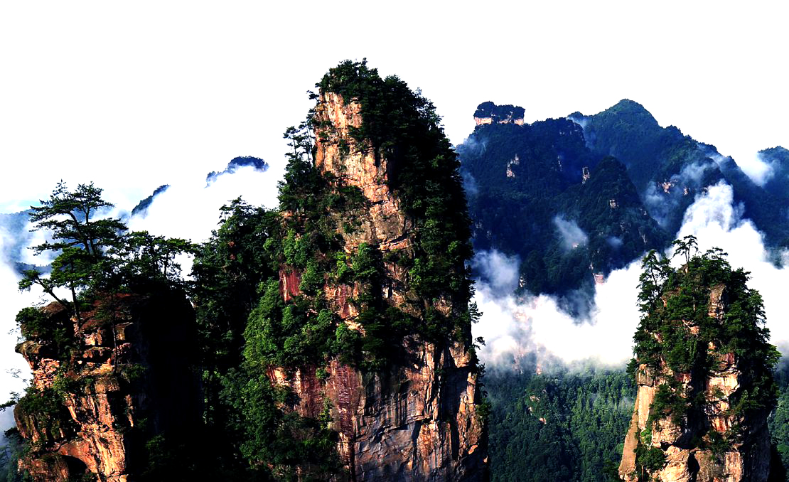 奇峰竞秀