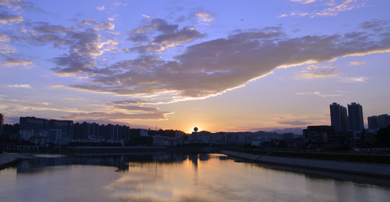 澧水晚霞