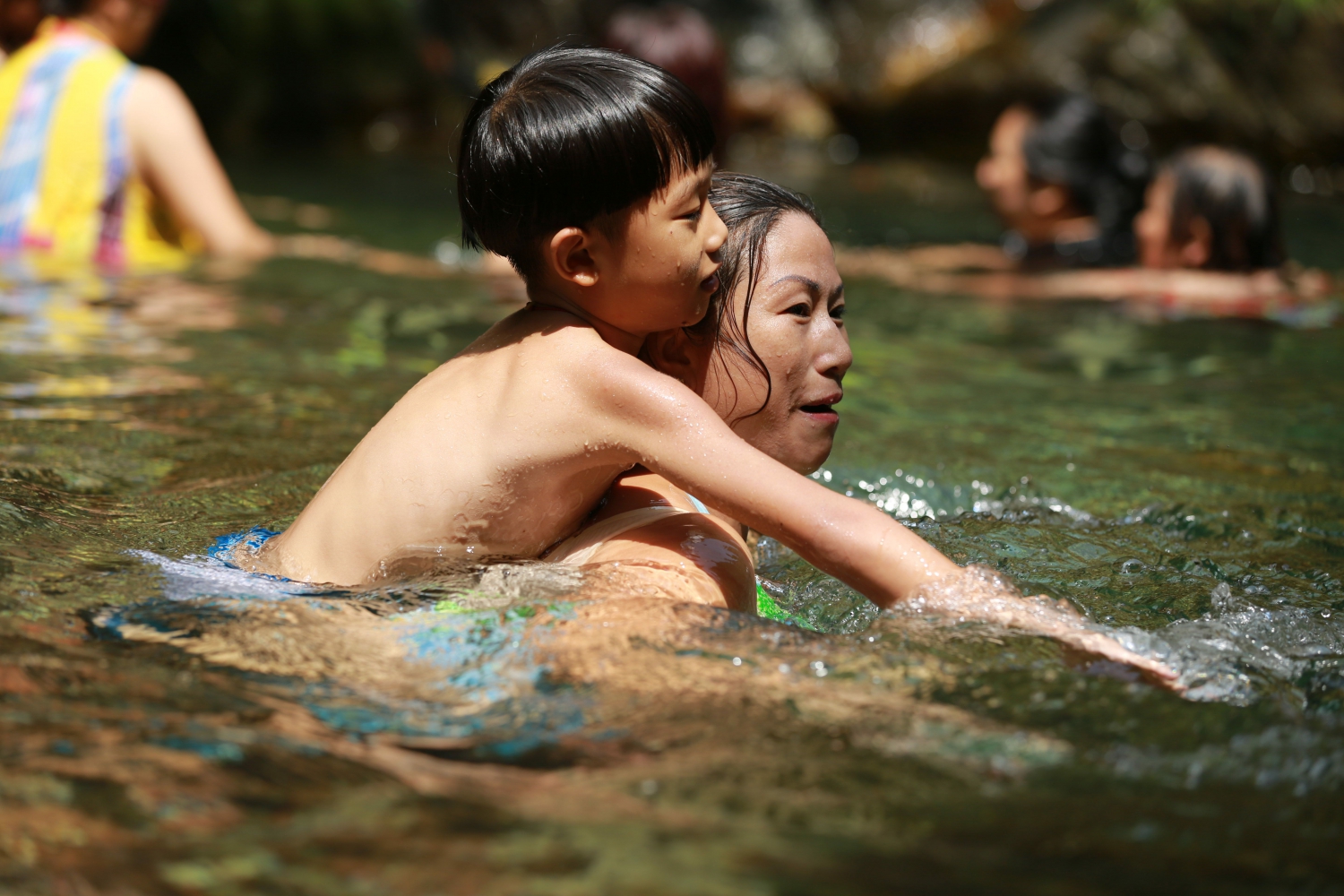 母子同游