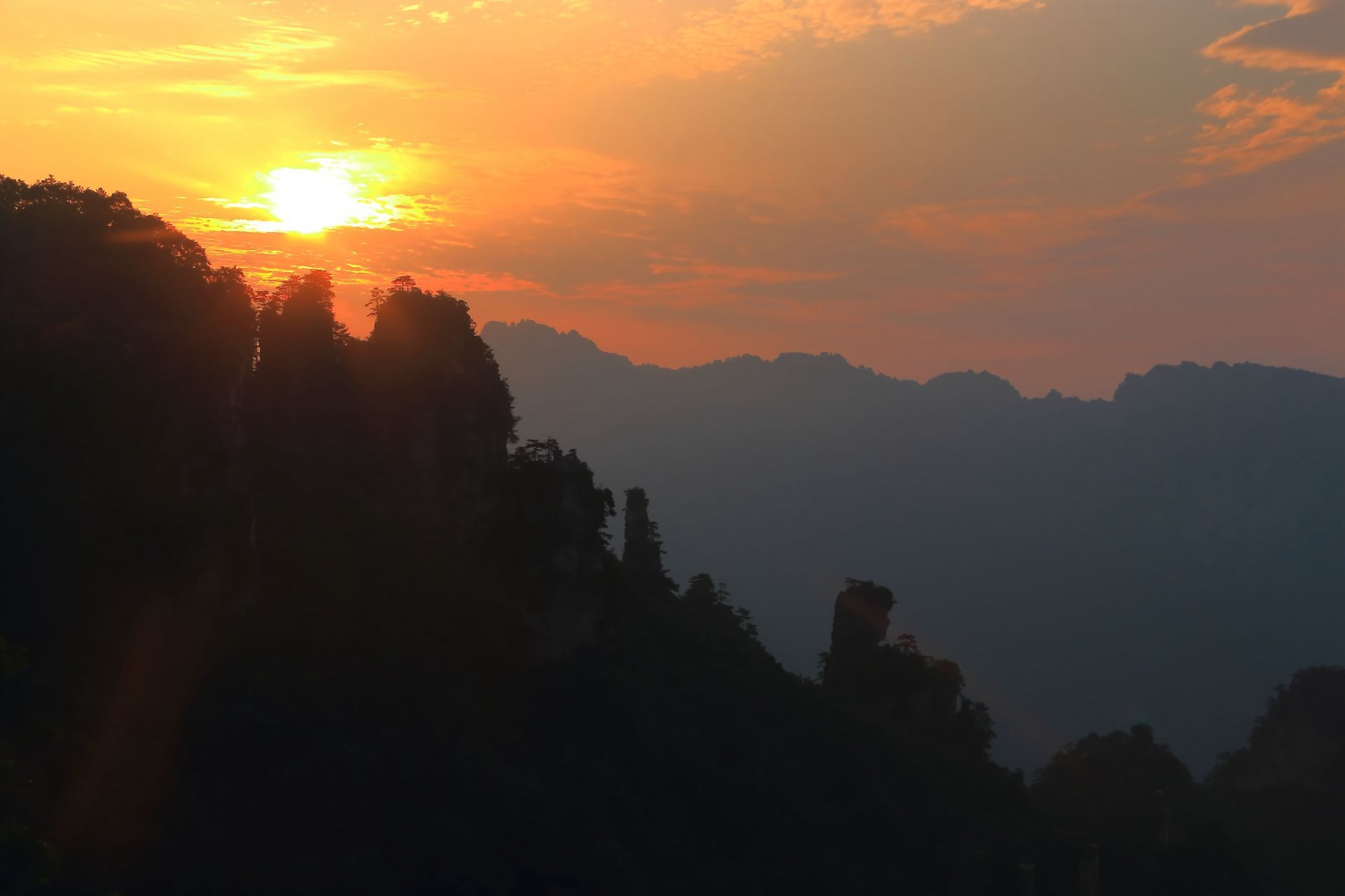 天子山风光