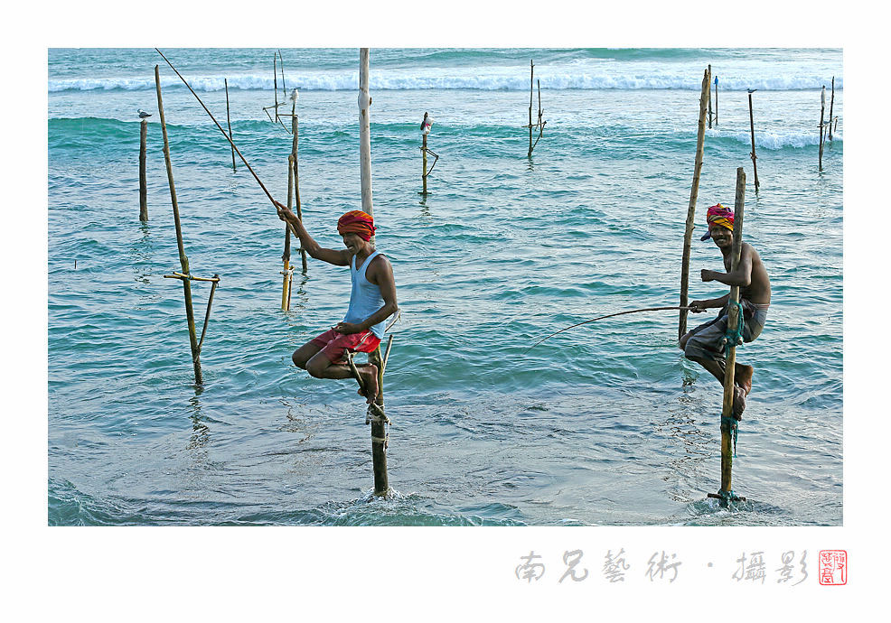 木桩海钓