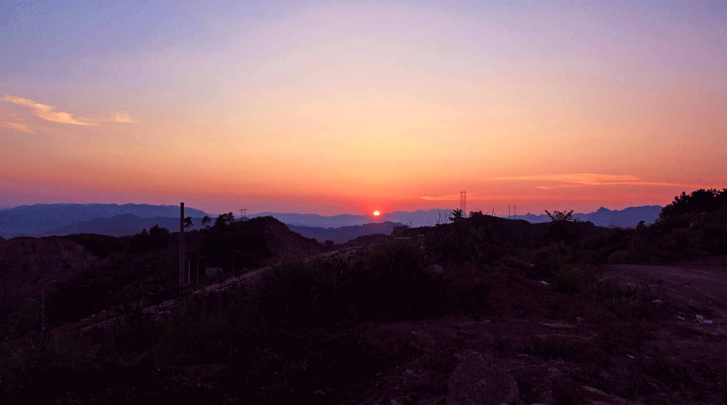 子午台上夕阳红