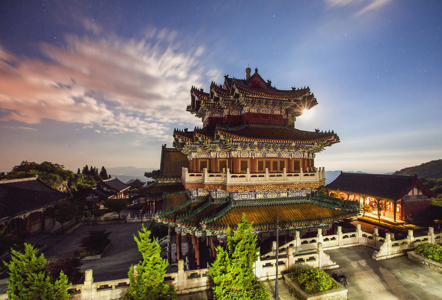 仙寺月色