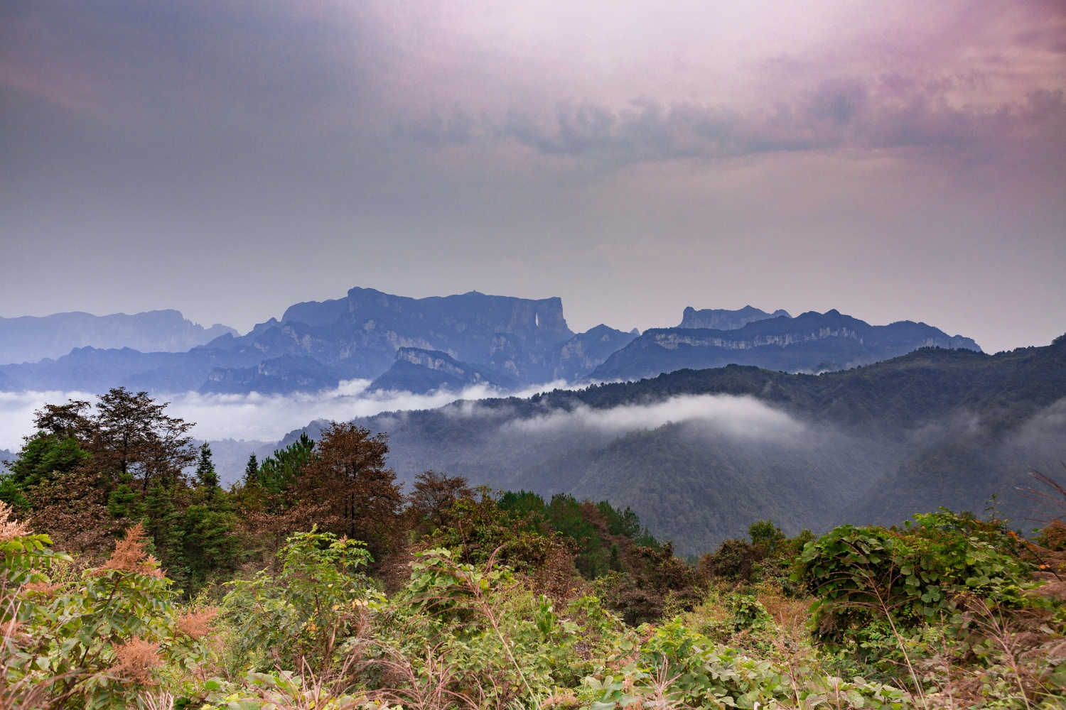 天门山风光