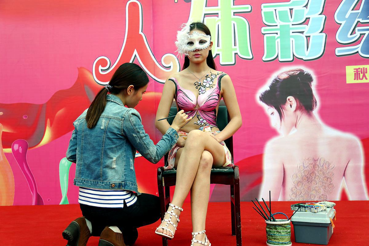 人体彩绘秀   三