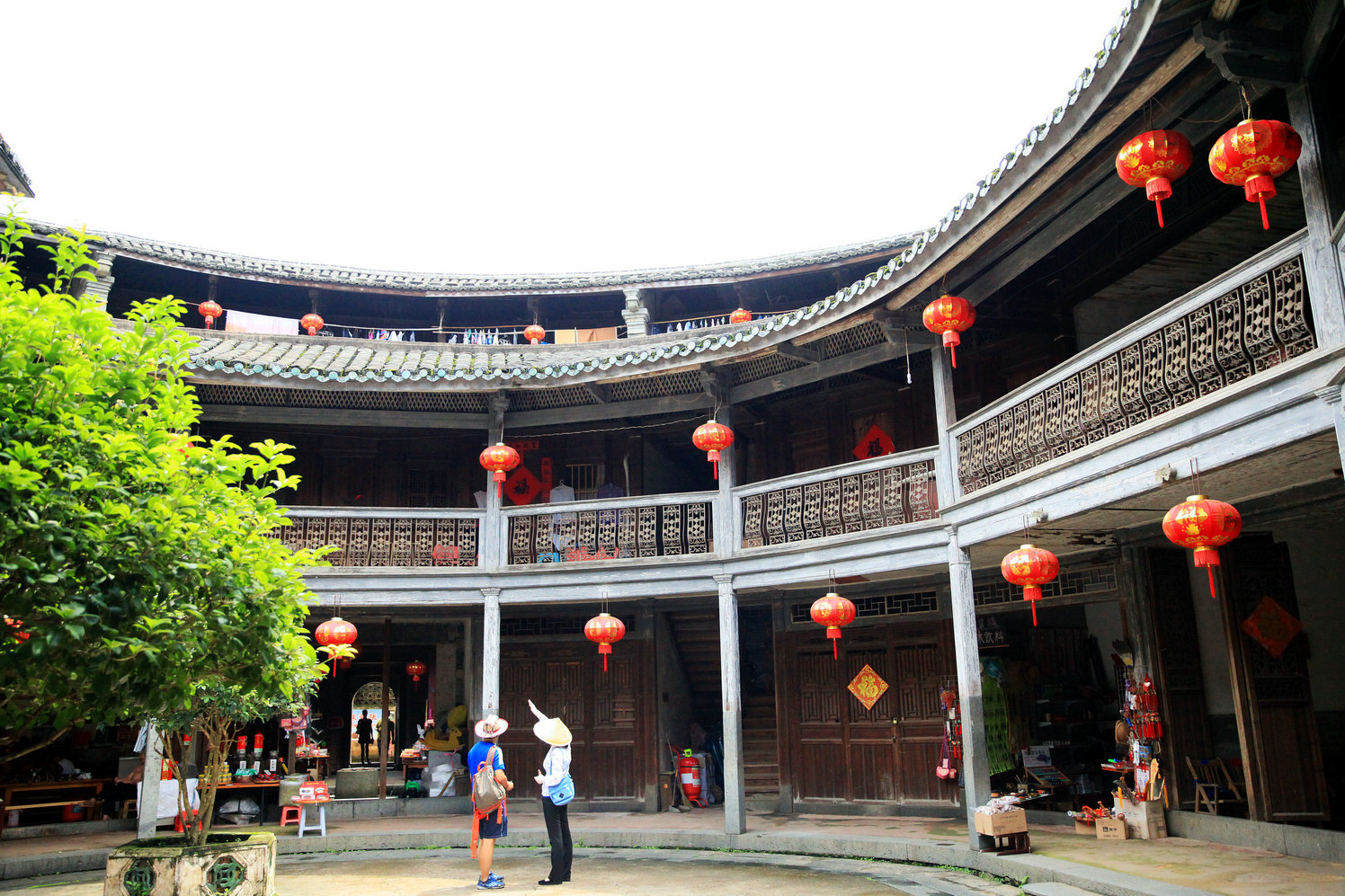 福建永定客家土楼建筑艺术（一）