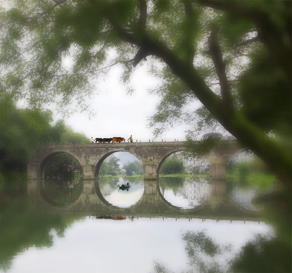 河阳小景