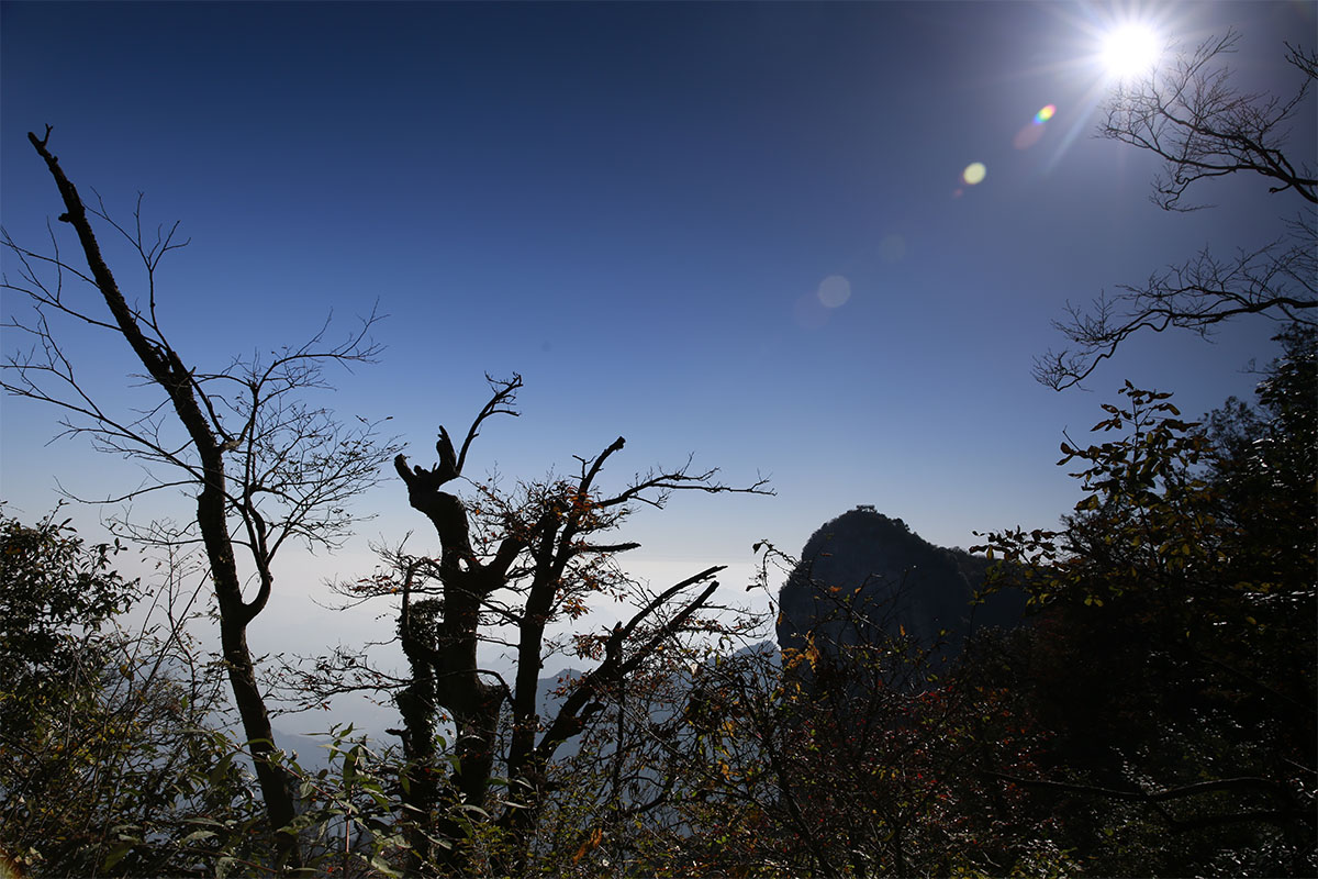 天门山秋色