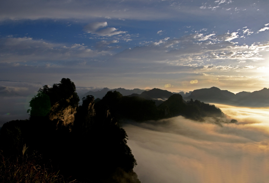 天子山云海