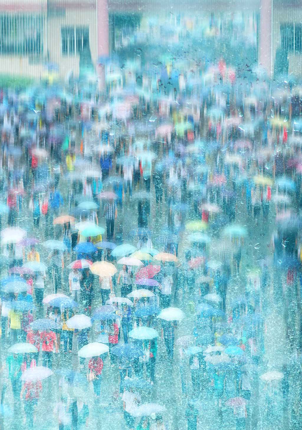 雨中即景