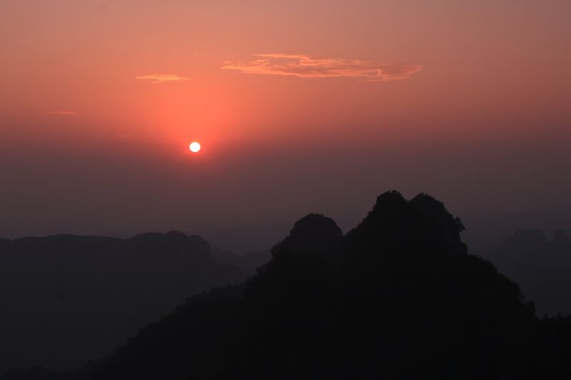 五雷山日出
