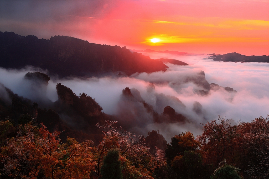 晨话天子山