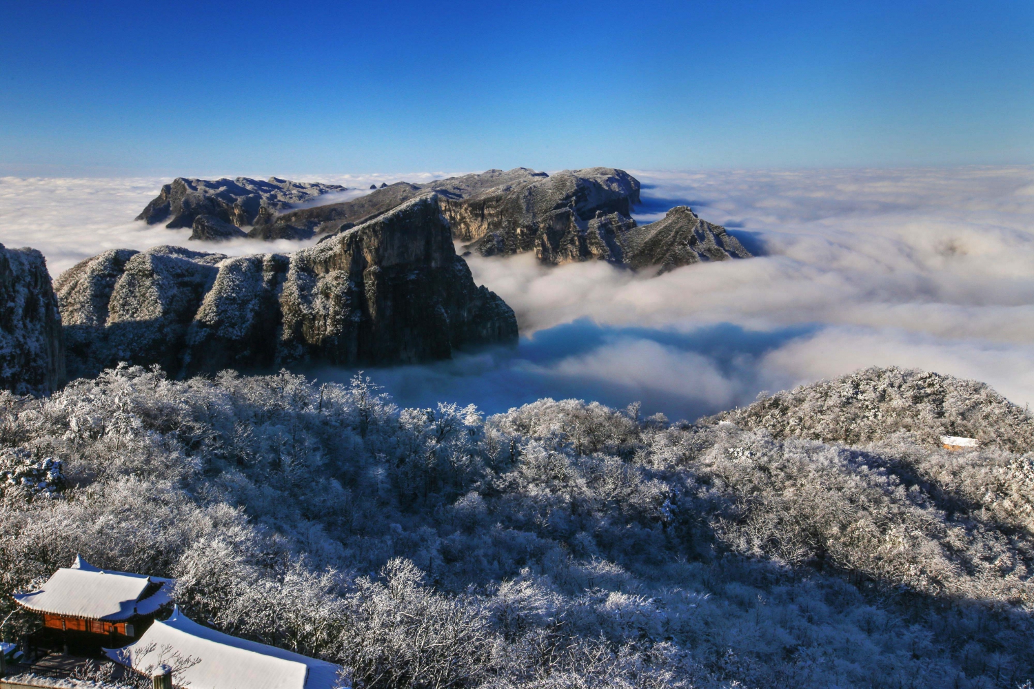 冬之天门山