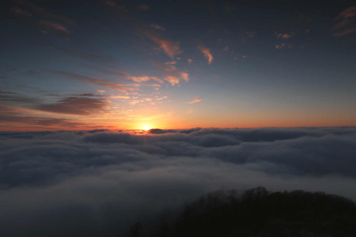     朝霞云海天门山(组图)2
