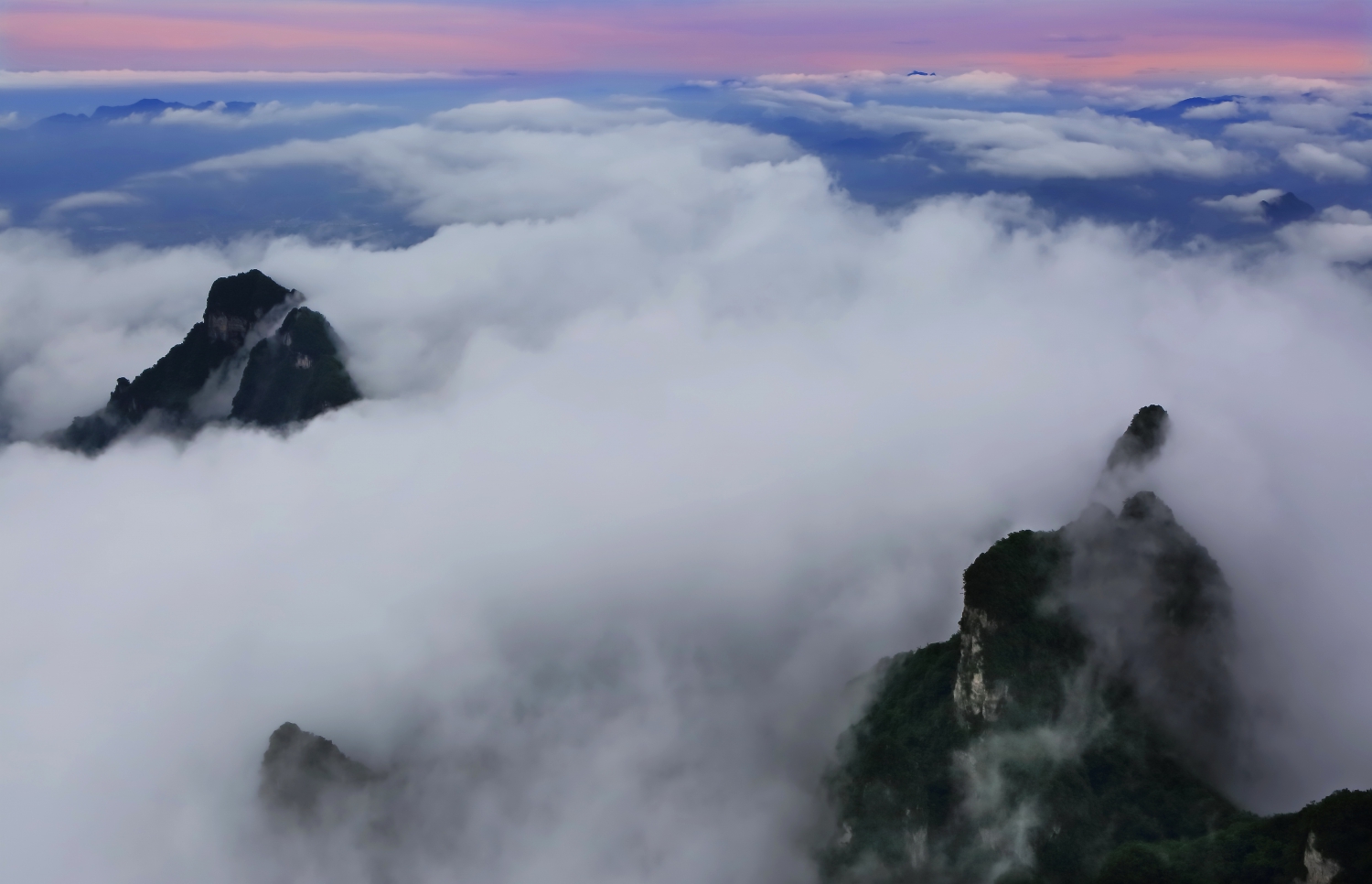 天门山观海