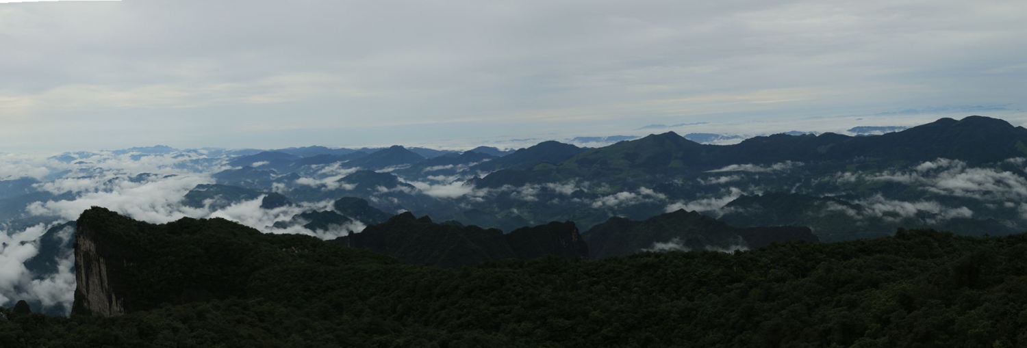 天门山全景