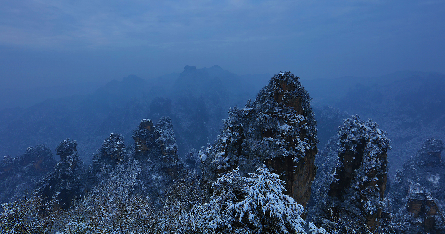 黄石寨雪景