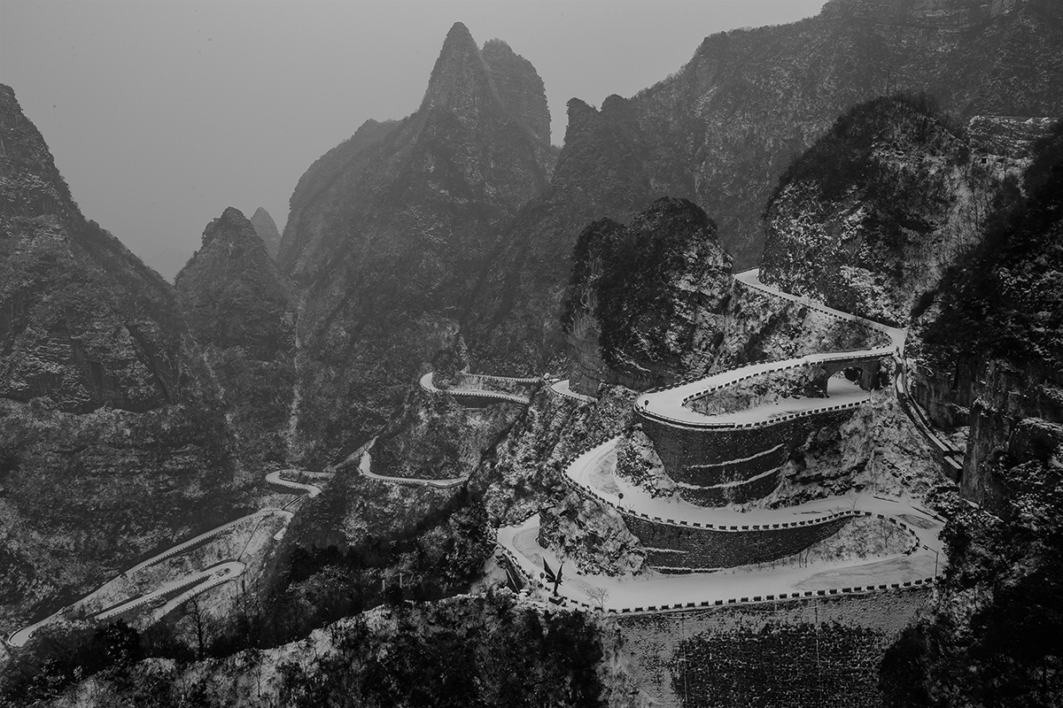 水墨天门山3