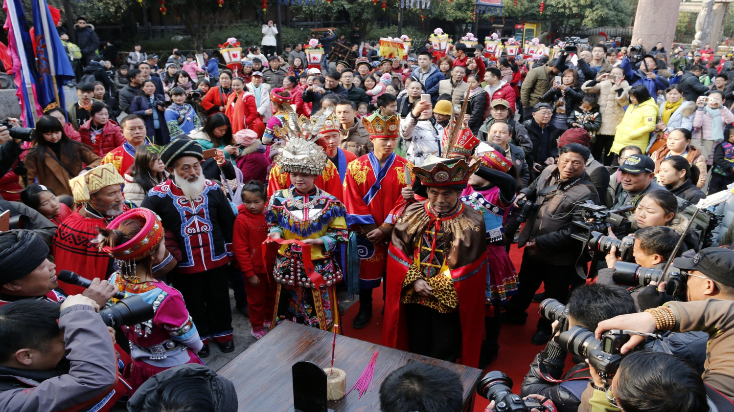 赶年节祭祀之聚焦人物