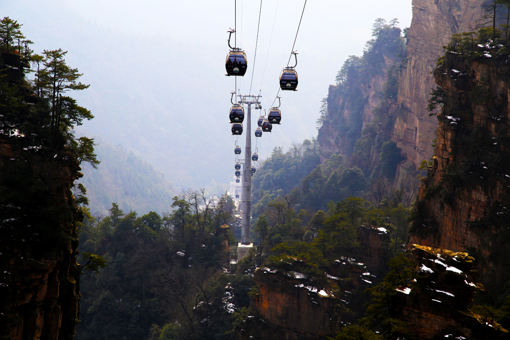 天子山索道（一）