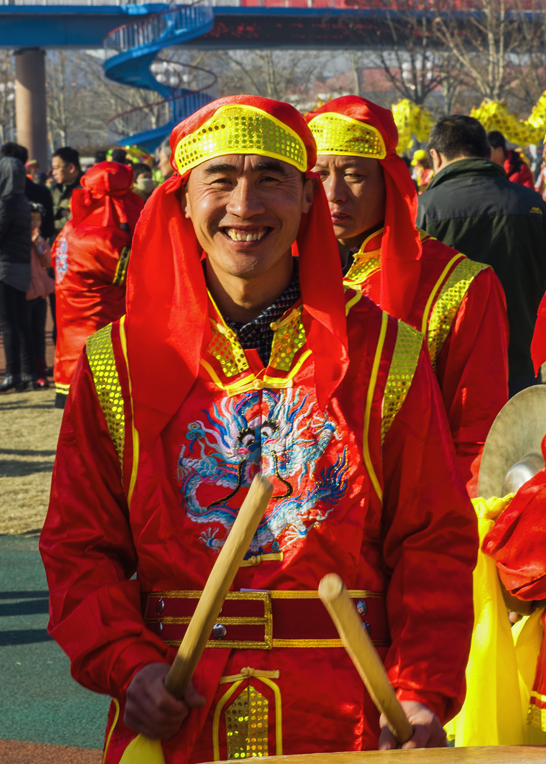 民间文艺展演---鼓手