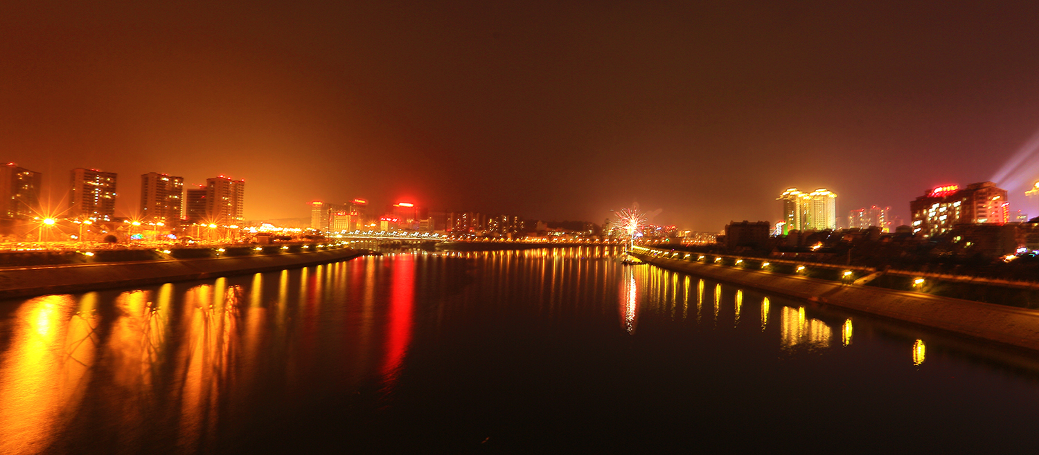 澧水夜色
