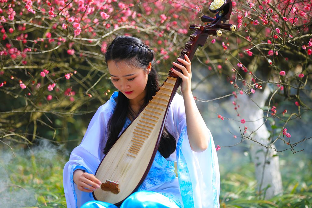 琵琶与美女５