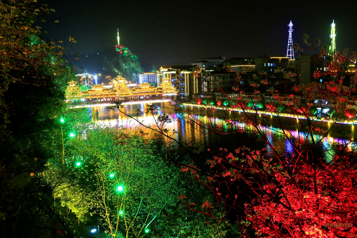 小城夜景