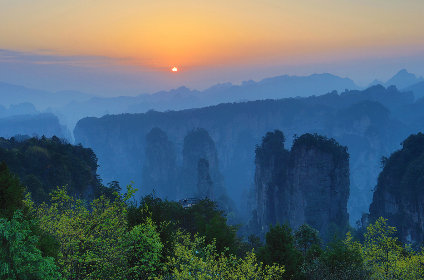 黄石寨晨曦