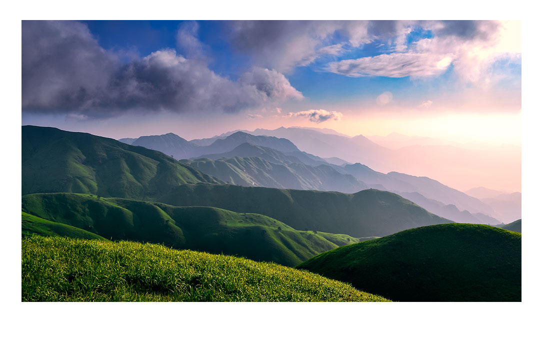 初夏的武功山