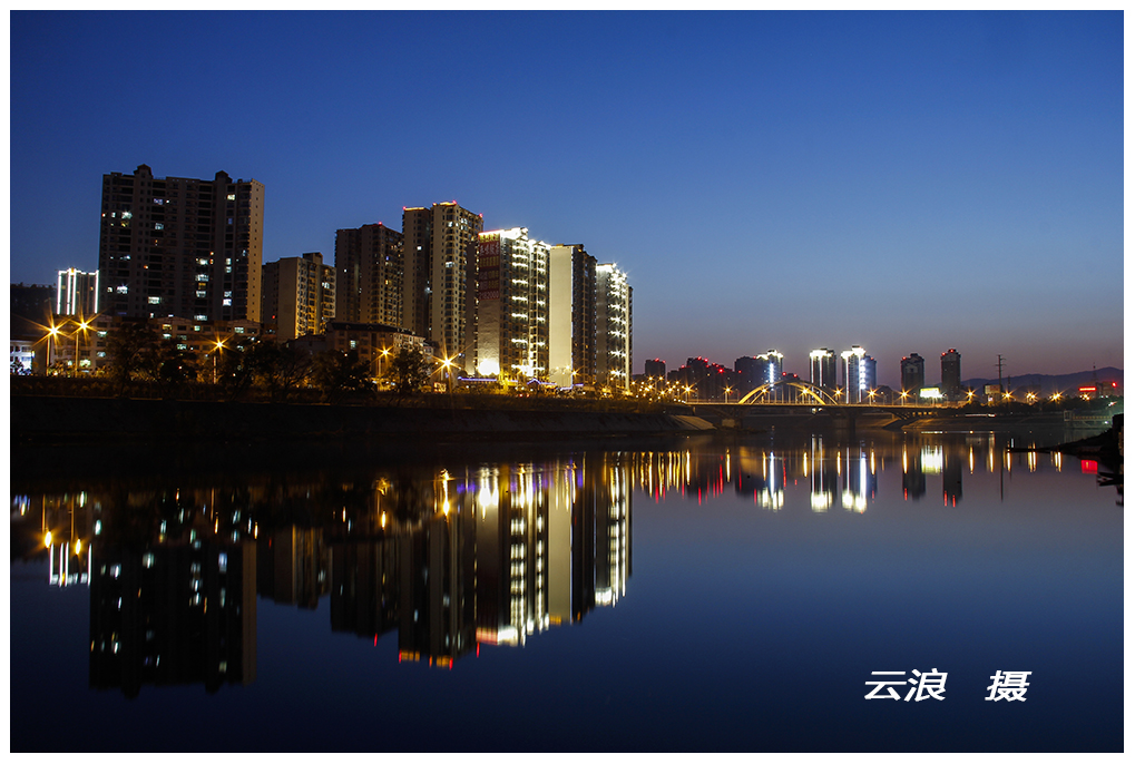 澧水夜色