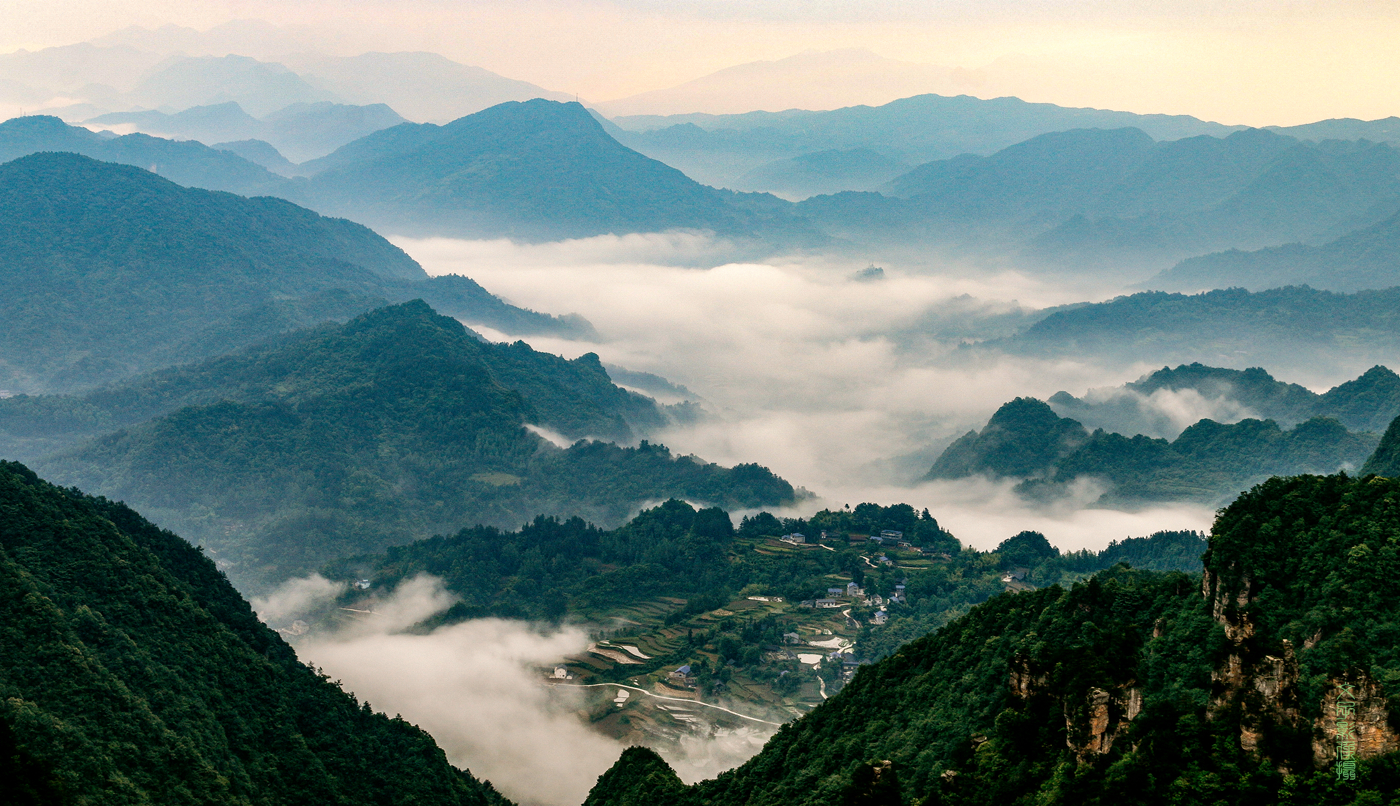 天子山风光