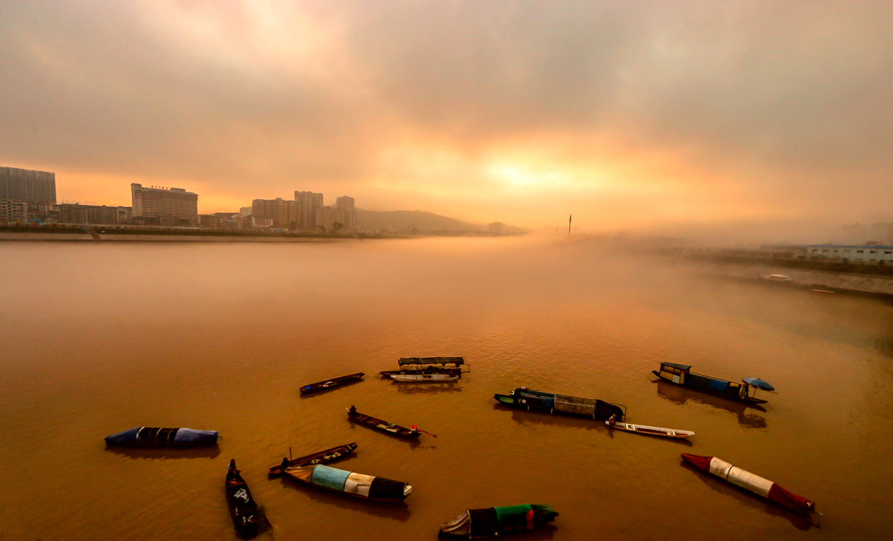 澧水河的早晨