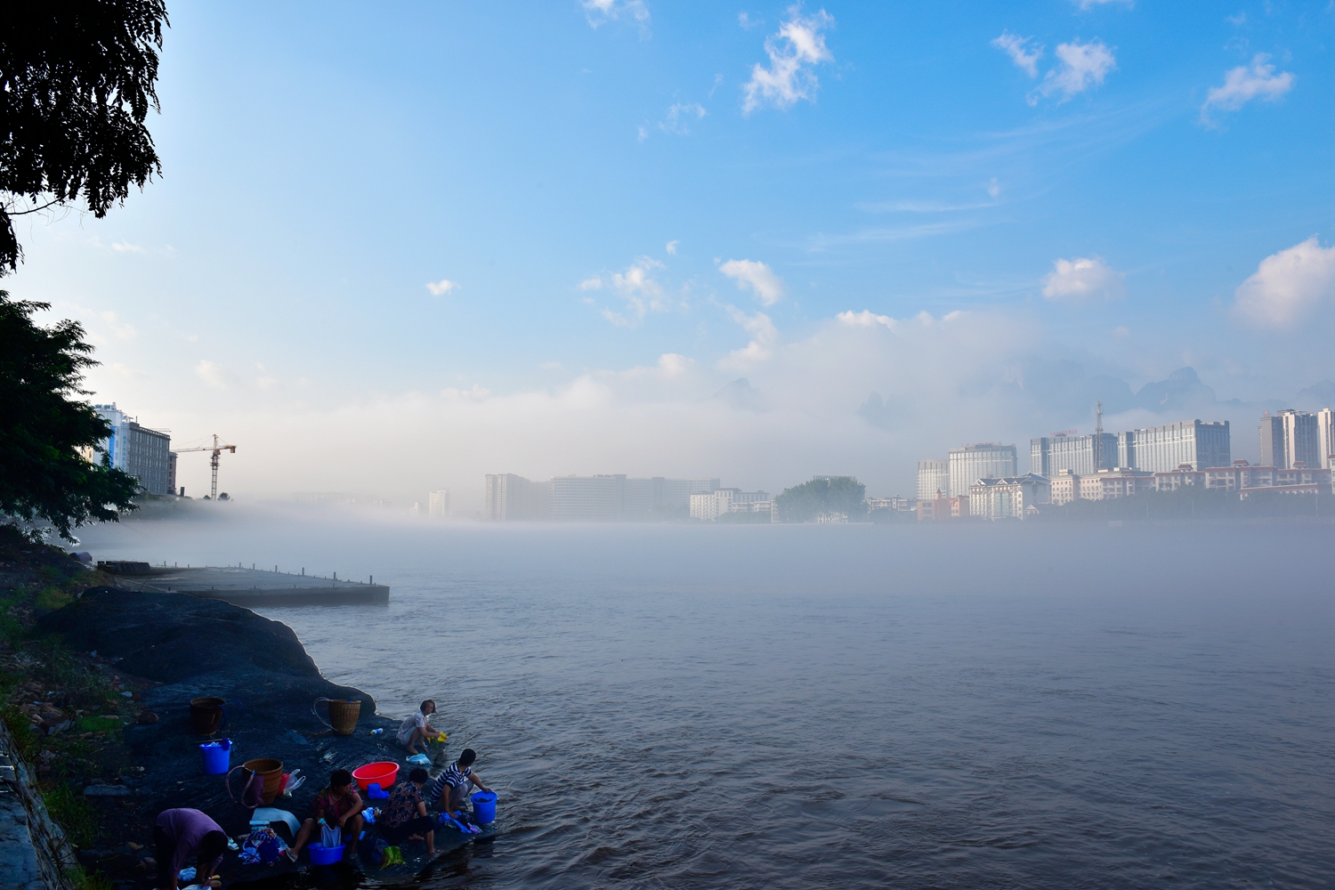 澧水河的早晨